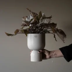 DBKD Post pot Ø13 cm, Mole dot< Bloempotten