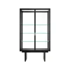 GUBI Private vitrinekast, glas, bruin-zwartgebeitst eikenhout< Kasten & Vitrines