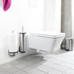 Brabantia Profile wc-papierverdeler voor 3 rollen, mat staal< Toiletpapierhouders