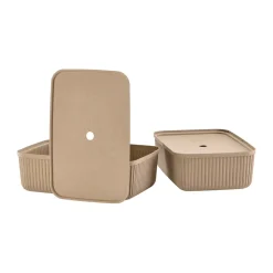 Zone Denmark Pulp opbergdoos 32x48 cm 2-pack, Natural Brown< Opbergmanden