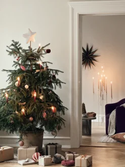 Broste Copenhagen Pulp sterrenpiek 22 cm, White< Kerstdecoraties