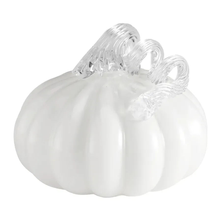 Cooee Design Pumpkin decoratie 10 cm, White< Decoratieve Accessoires