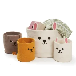 Klippan Yllefabrik Puppy mand Ø20 cm, Grijs< Opbergmanden|Opbergoplossingen Voor De Kinderkamer