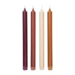 Ferm Living Pure candles 4-pack, Roseate Blend< Kaarsen