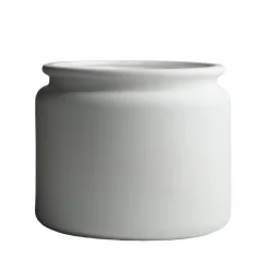 DBKD Pure pot wit, middel - Ø 22 cm.< Bloempotten