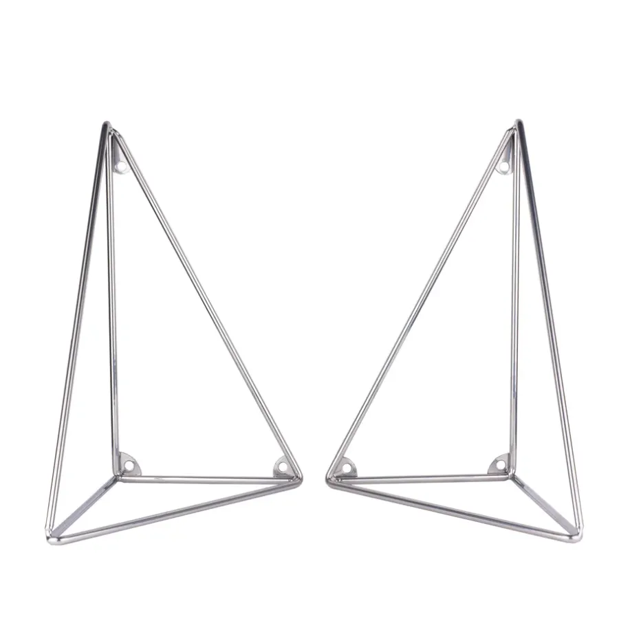Maze Pythagoras steunen 2-pack, chroom< Planken & Planksystemen