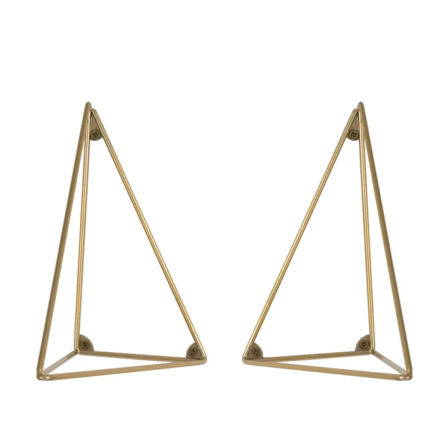 Maze Pythagoras steunen 2-pack, messing< Planken & Planksystemen