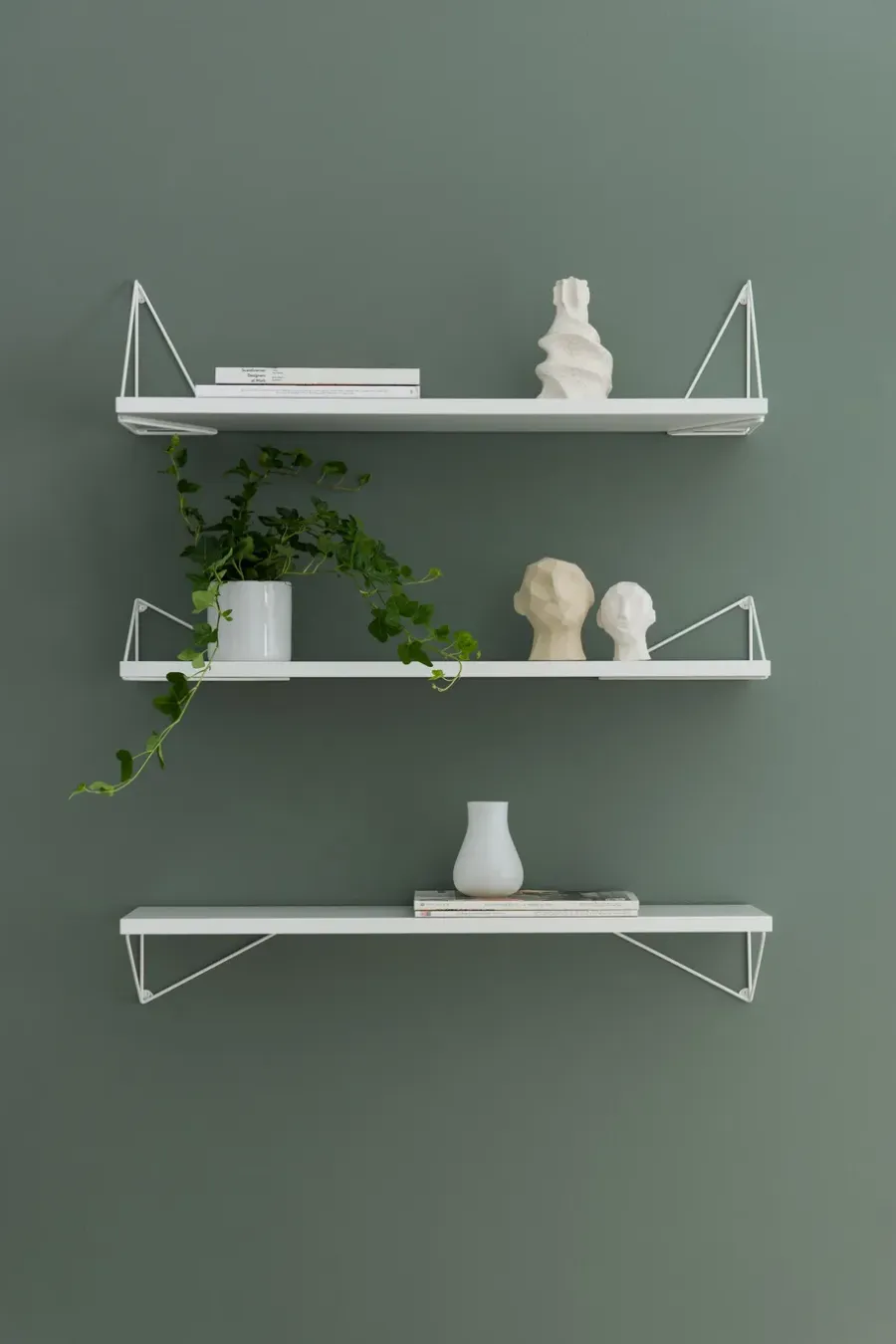 Maze Pythagoras steunen 2-pack, wit< Planken & Planksystemen