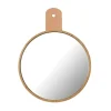 FDB Møbler Q5 Allé spiegel met haak, Oak nature lacquered< Wandspiegels