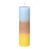 Broste Copenhagen Rainbow blokkaars 25 cm, Pineapple cloud< Kaarsen