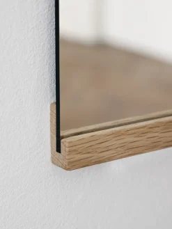 MOEBE Rechthoekige wandspiegel 70x100 cm, Oak< Wandspiegels