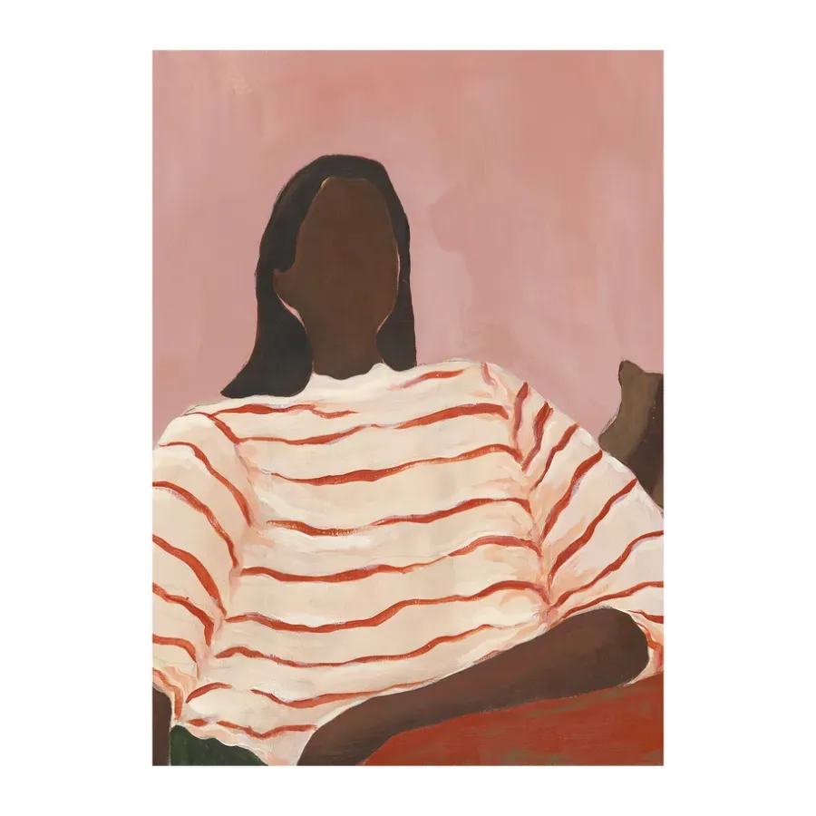 Paper Collective Red Stripes poster, 30x40 cm< Posters