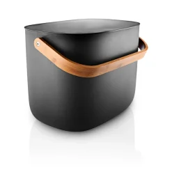 Eva Solo Reflect prullenbak 16 L voor 2 zakken, Black-brown< Prullenbakken