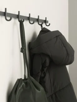 Relief hakenrek large 123 cm, Grijs< Haken & Hangers