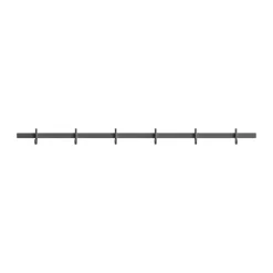 Relief hakenrek medium 82 cm, Grijs< Haken & Hangers