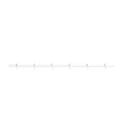 Relief hakenrek medium 82 cm, Wit< Haken & Hangers
