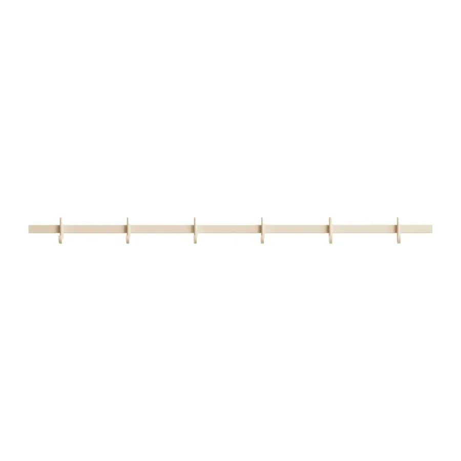 Relief hakenrek medium 82 cm, Essenhout< Haken & Hangers