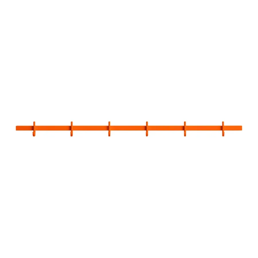 Relief hakenrek medium 82 cm, Oranje< Haken & Hangers