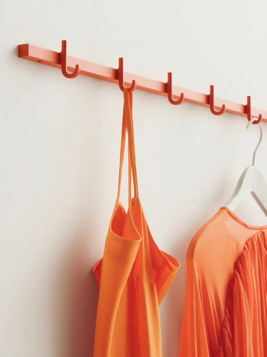 Relief hakenrek medium 82 cm, Oranje< Haken & Hangers
