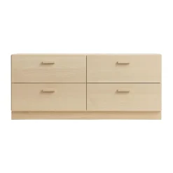 Relief sokkel 123 cm, Essenhout< Ladekasten & Ladeblokken