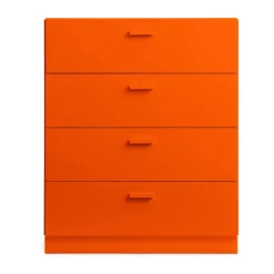 Relief sokkel 82 cm, Oranje< Ladekasten & Ladeblokken