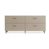 Relief verbindingsvoet 2-pack, Beige< Ladekasten & Ladeblokken