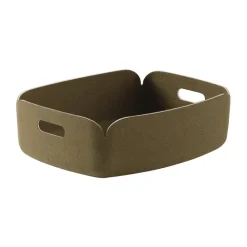 Muuto Restore dienblad, Brown Green< Opbergmanden