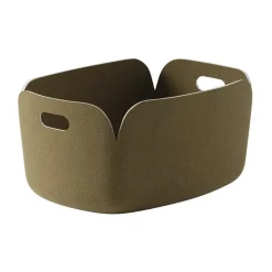 Muuto Restore opbergmand, Brown Green< Opbergmanden