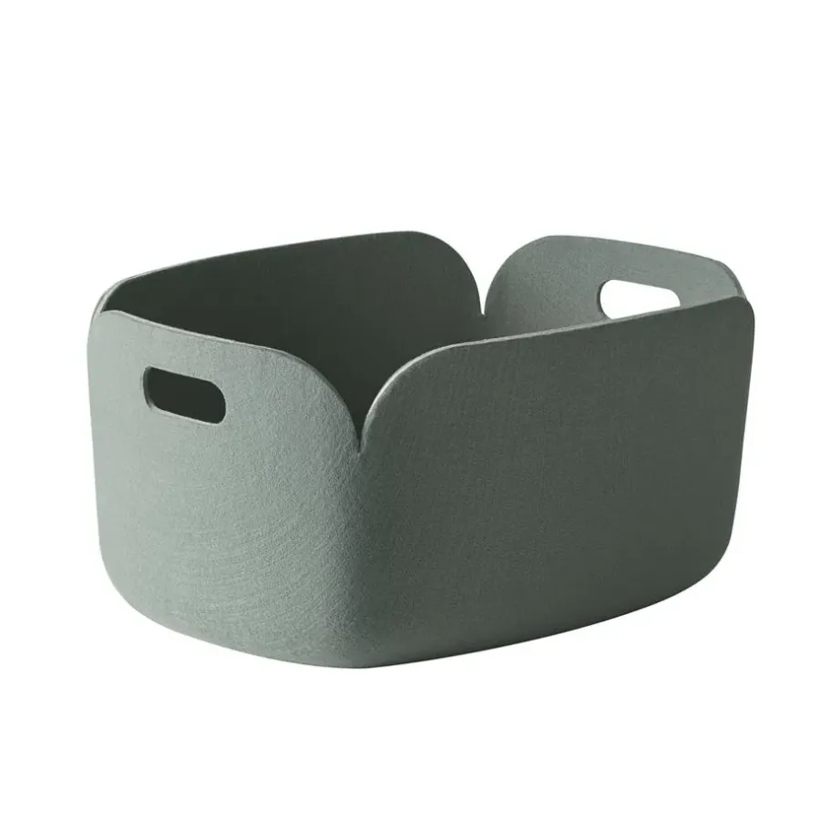 Muuto Restore opbergmand, dusty green< Opbergmanden