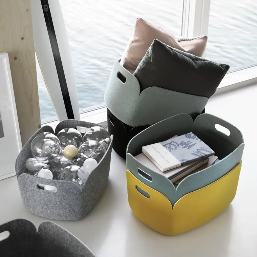 Muuto Restore opbergmand, light grey< Opbergmanden
