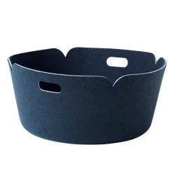 Muuto Restore opbergmand rond, midnight blue< Opbergmanden