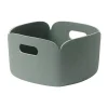 Muuto Restore opbergmand 28x28 cm, Dusty green< Opbergmanden
