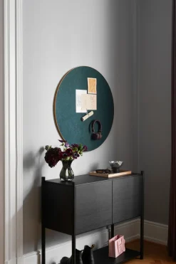 Gejst Retell pinboard prikbord Ø80 cm, Groen-messing< Prikborden