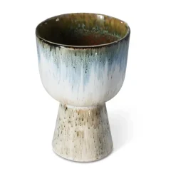 HKliving Retro bloempot Ø16,5 cm, Glacier< Bloempotten