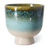 HKliving Retro bloempot Ø20,5 cm, Lagoon< Bloempotten