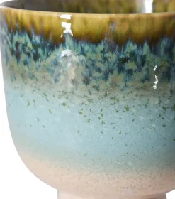 HKliving Retro bloempot Ø20,5 cm, Lagoon< Bloempotten