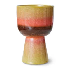 HKliving Retro bloempot Ø16,5 cm, Lime green< Bloempotten