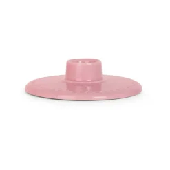 Lyngby Porcelæn Rhombe kandelaar 3 cm, Roze< Kandelaars