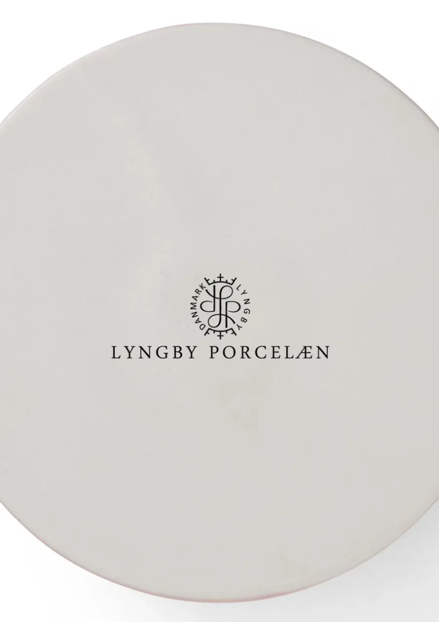 Lyngby Porcelæn Rhombe kandelaar 3 cm, Roze< Kandelaars