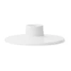 Lyngby Porcelæn Rhombe kandelaar 3 cm, Wit< Kandelaars