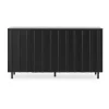 Normann Copenhagen Rib bijzettafel 45x159 cm, Soft Black< Ladekasten & Dressoirs
