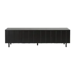 Normann Copenhagen Rib dressoir laag, Soft Black< Tv- & Mediameubels|Ladekasten & Dressoirs
