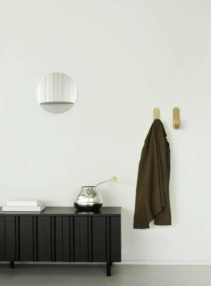 Normann Copenhagen Rib dressoir laag, Soft Black< Tv- & Mediameubels|Ladekasten & Dressoirs