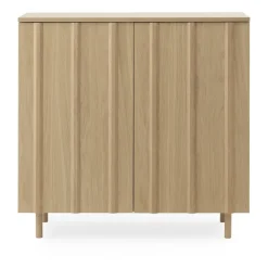 Normann Copenhagen Rib kast 96x98,5 cm, Oak< Kasten & Vitrines