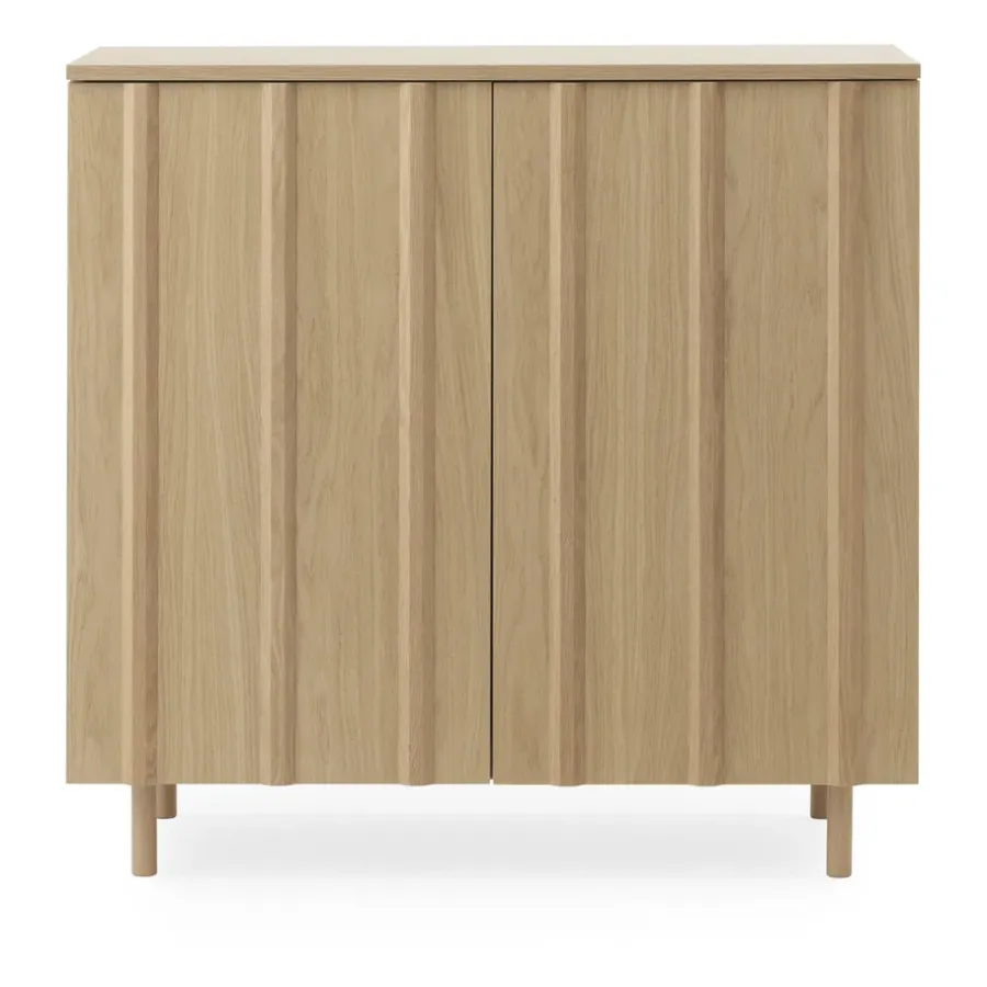 Normann Copenhagen Rib kast 96x98,5 cm, Oak< Kasten & Vitrines