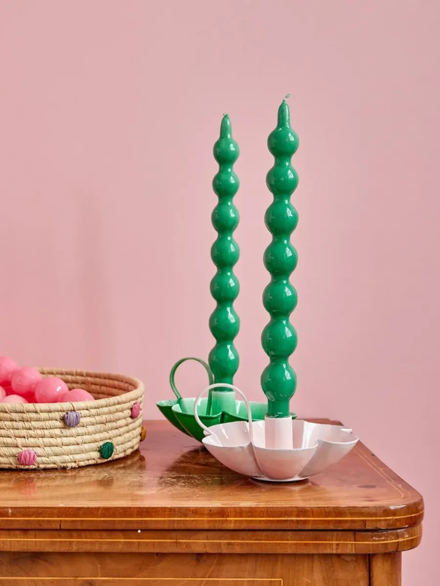 RICE kaarsen 30,2 cm 2-pack, Green< Kaarsen