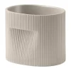 Muuto Ridge pot 15 cm, Beige< Bloempotten