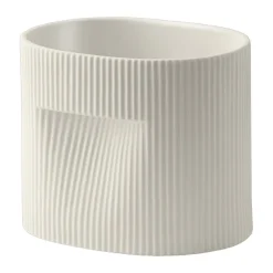Muuto Ridge pot 15 cm, Off-white< Bloempotten