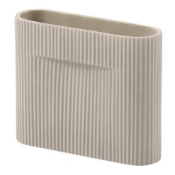 Muuto Ridge vaas 16,5 cm, Beige< Vazen