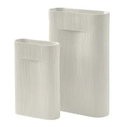 Muuto Ridge vaas 48,5 cm, Off white< Vazen